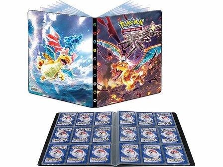 Pok&eacute;mon JCC - &Eacute;carlate et Violet - Portfolio A4 Flammes Obidiennes (Dracaufeu)