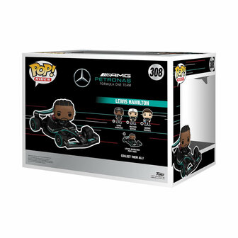 Funko POP Formule 1! Rides Super Deluxe Mercedes Lewis Hamilton Figurine N&deg;308