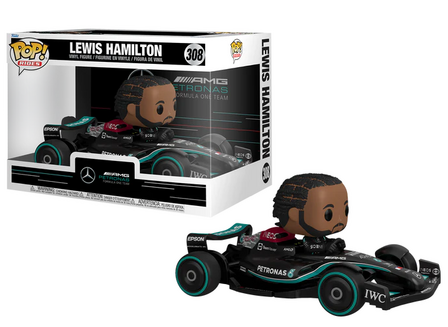 Funko POP Formule 1! Rides Super Deluxe Mercedes Lewis Hamilton Figurine N&deg;308