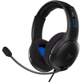 Casque Gaming filaire PDP LVL50 Noir pour PS4/PS5