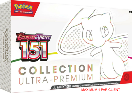 Pok&eacute;mon JCC - Ecarlate et Violet Coffret Ultra Premium Boosters EV3.5 151