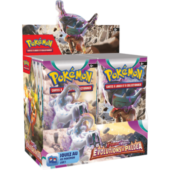 Pok&eacute;mon JCC - Boite De 36 Boosters En Fran&ccedil;ais - Display De 36 Booster Pok&eacute;mon Ecarlate et Violet - Evolutions &agrave; Paldea