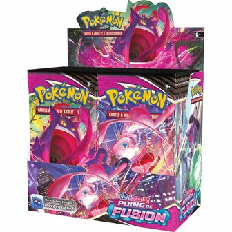 Pok&eacute;mon JCC - Boite De 36 Boosters En Fran&ccedil;ais - Display De 36 Booster Pok&eacute;mon &Eacute;p&eacute;e Et Bouclier - Poing de Fusion