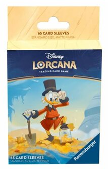 Disney Lorcana - Chapitre 3 - Pack de 65 prot&egrave;ge-cartes art 1 - Balthazar Picsou