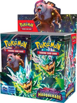 Pok&eacute;mon JCC - &Eacute;carlate et Violet - Pack de Booster EV06 (Display x36) Mascarade Cr&eacute;pusculaire