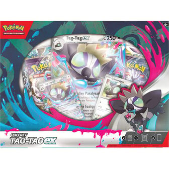 Pok&eacute;mon JCC - Coffret Tag-Tag ex (4 boosters) 2024/04