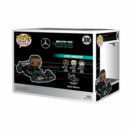 Funko POP Formule 1! Rides Super Deluxe Mercedes Lewis Hamilton Figurine N°308