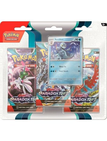 Pokémon JCC - Écarlate et Violet - Pack Blister de 3 Boosters EV04 (1 Booster aléatoire) 