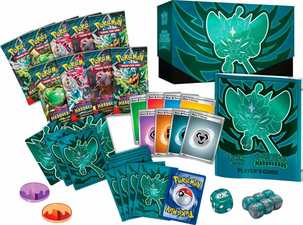 Pokémon JCC - Écarlate et Violet - Coffret Dresseur d'Élite EV06  - Mascarade Crépusculaire