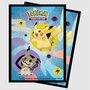 Ultra Pro - Pokémon JCC - Sachet de 65 protège-cartes standard - Pikachu et Mimiqui 